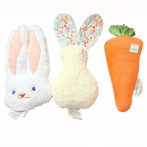 Easter Bunny Head, Bunny & Carrot Pillows - Room Essentials NEW